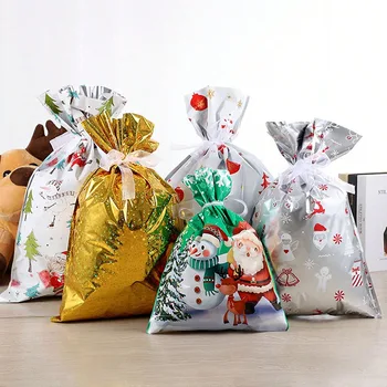 Рождественский подарок В комплекте, Упаковочные пакеты, Набор декоративных подарков, Сувенирная сумка для праздничной вечеринки, Мультяшные Милые Яркие цвета TMZ