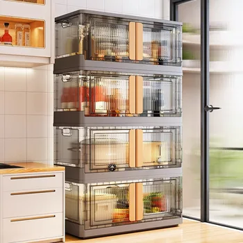 Роскошный шкафчик-буфет в скандинавском стиле, шкаф для столовой, современный буфет для хранения в гостиной, Мобильная кухонная мебель Cucina SR50CG