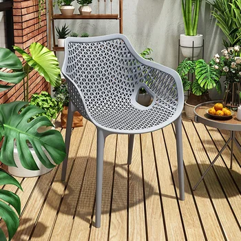 Садовые обеденные стулья на открытом воздухе, офисное современное дизайнерское кресло для отдыха, портативная уличная мебель Muebles Para Hogar