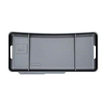 Серый ящик для хранения заднего экрана, кронштейн центральной консоли из ТПУ, чехол для хранения, Нескользящая коробка-органайзер для приборной панели автомобиля для Tesla Model 3/Y