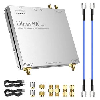 Сетевой анализатор LibreVNA 2.0 100 кГц-6 ГГц На базе USB, 2 Порта с внешним Эталонным входом /выходом, Измерение 6-слойной печатной платы