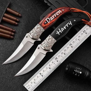 Складной нож высокой твердости, походный тактический походный нож, Походный альпинистский нож для кемпинга
