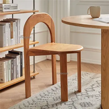 Современный обеденный стул для кухонной мебели, туалетный столик, обеденный стул, стулья для столовой в маленькой квартире, в гостиной, со спинкой,