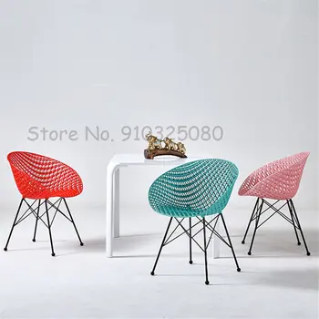 Современный обеденный стул Для простой кухонной мебели Стул для столовой Креативный дизайн Маленькой квартиры Домашние Стулья для гостиной