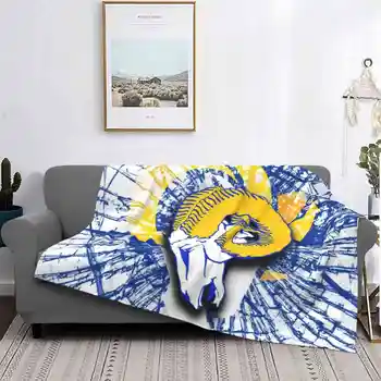 Стекло С Неба Высококачественная Удобная Кровать Диван Мягкое Одеяло Rams Los Angeles La Rams Футбольный Логотип Ramheart