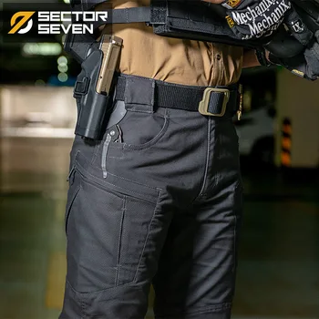 Тактические брюки SECTOR SEVEN IX8 Scout, мужские армейские брюки для фанатов, зимние брюки-карго с мягкой оболочкой для тренировок на открытом воздухе, с несколькими сумками