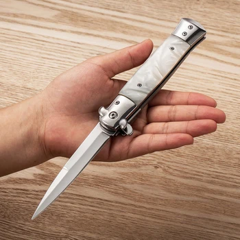 Тактический военный нож Дамасский тактический нож для выживания, охоты, кемпинга, складной нож для самообороны высокой твердости, портативный нож