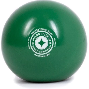 Тонизирующий мяч (зеленый), 3 фунта / 1,4 кг, мяч для йоги, массажный мяч