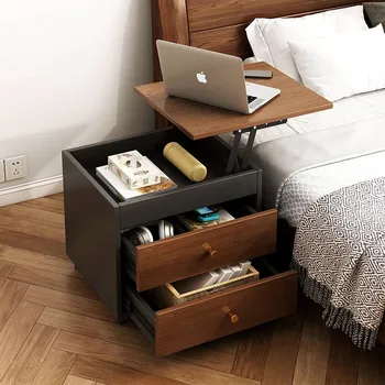 Тумбочка-органайзер для хранения, Современный туалетный столик, офисный прикроватный столик, Складная гардеробная Мебель для гостиной