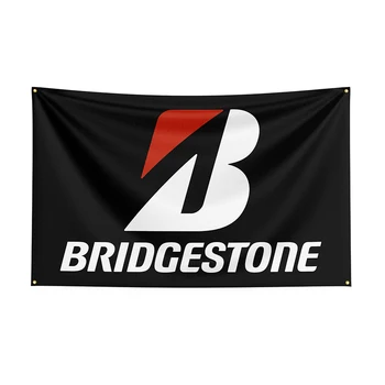 Флаг Bridgestones размером 3X5 футов, баннер для гоночного автомобиля с принтом из полиэстера для декора, декор для флага, баннер для украшения флага, баннер для флага