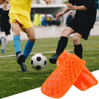 Футбольные щитки для детей Профессиональные футбольные щитки для детей, молодежи и взрослых с мягкой подкладкой для защиты голени от ударов для молодых