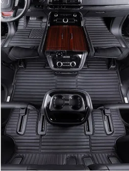 Хорошее качество! Изготовленные на заказ специальные автомобильные коврики для Lexus RX 450hL 2022-2018 6 7 мест нескользящие водонепроницаемые ковры для RX450hL 2020