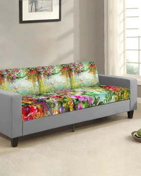 Цветочная Акварель Vineman Rose Morning Glory Чехол для подушки сиденья Протектор дивана Эластичные Моющиеся Съемные Чехлы для диванов