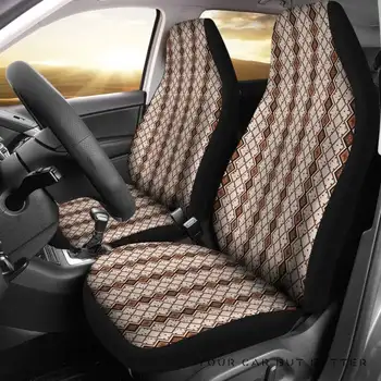 Чехлы для автомобильных сидений из змеиной кожи, комплект из 2 универсальных защитных чехлов для передних сидений