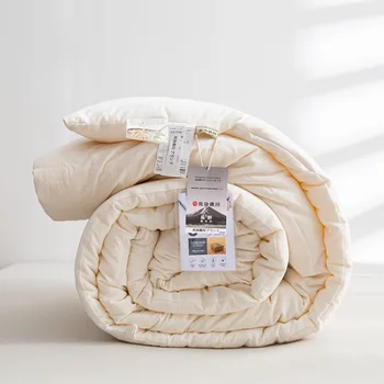 Японские Однотонные одеяла Летние Хлопчатобумажные одеяла для кровати с кондиционером, пара двуспальных кроватей, Стеганое одеяло с текстурой кожи, одеяло Королевского размера